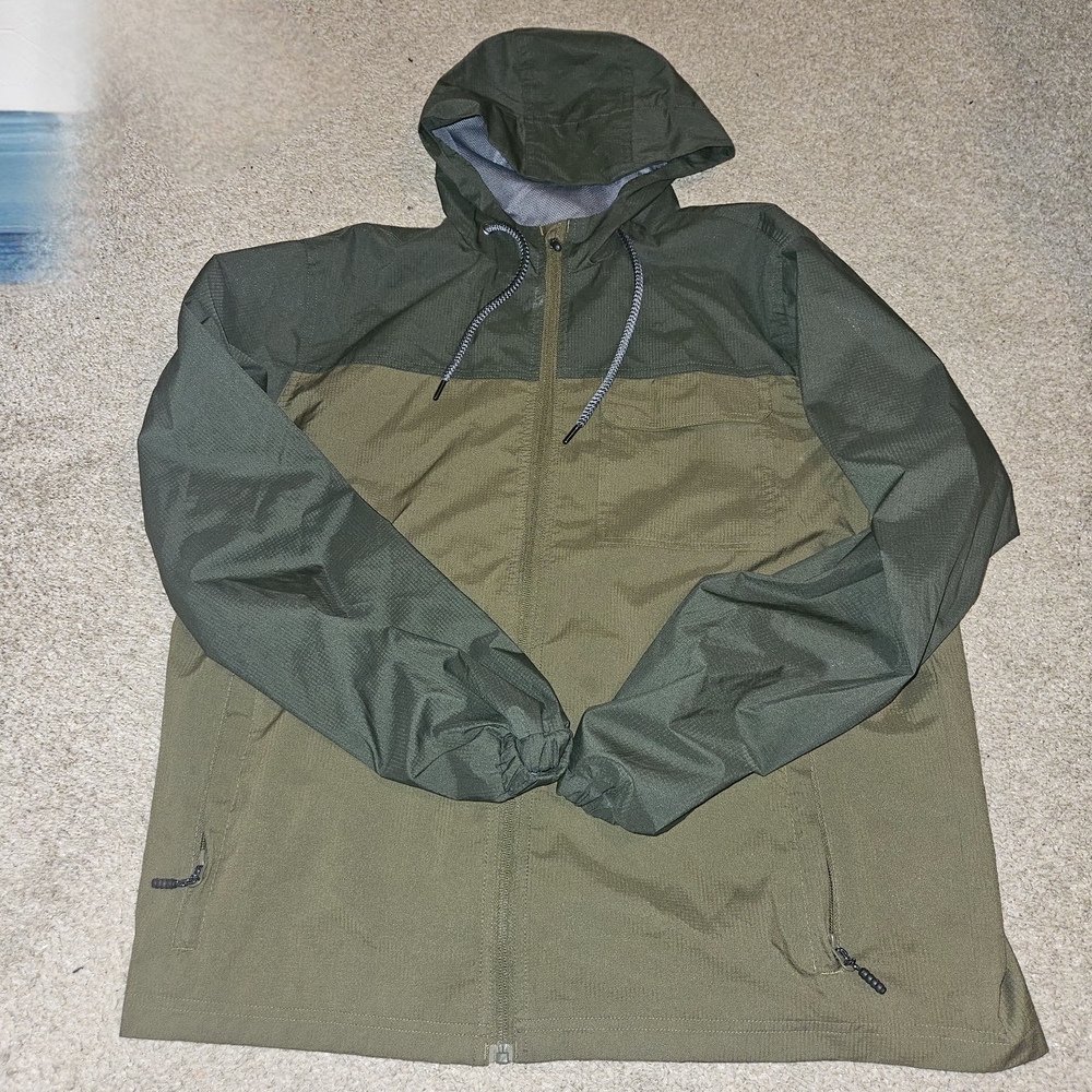 Men's Green Hooded Jacket